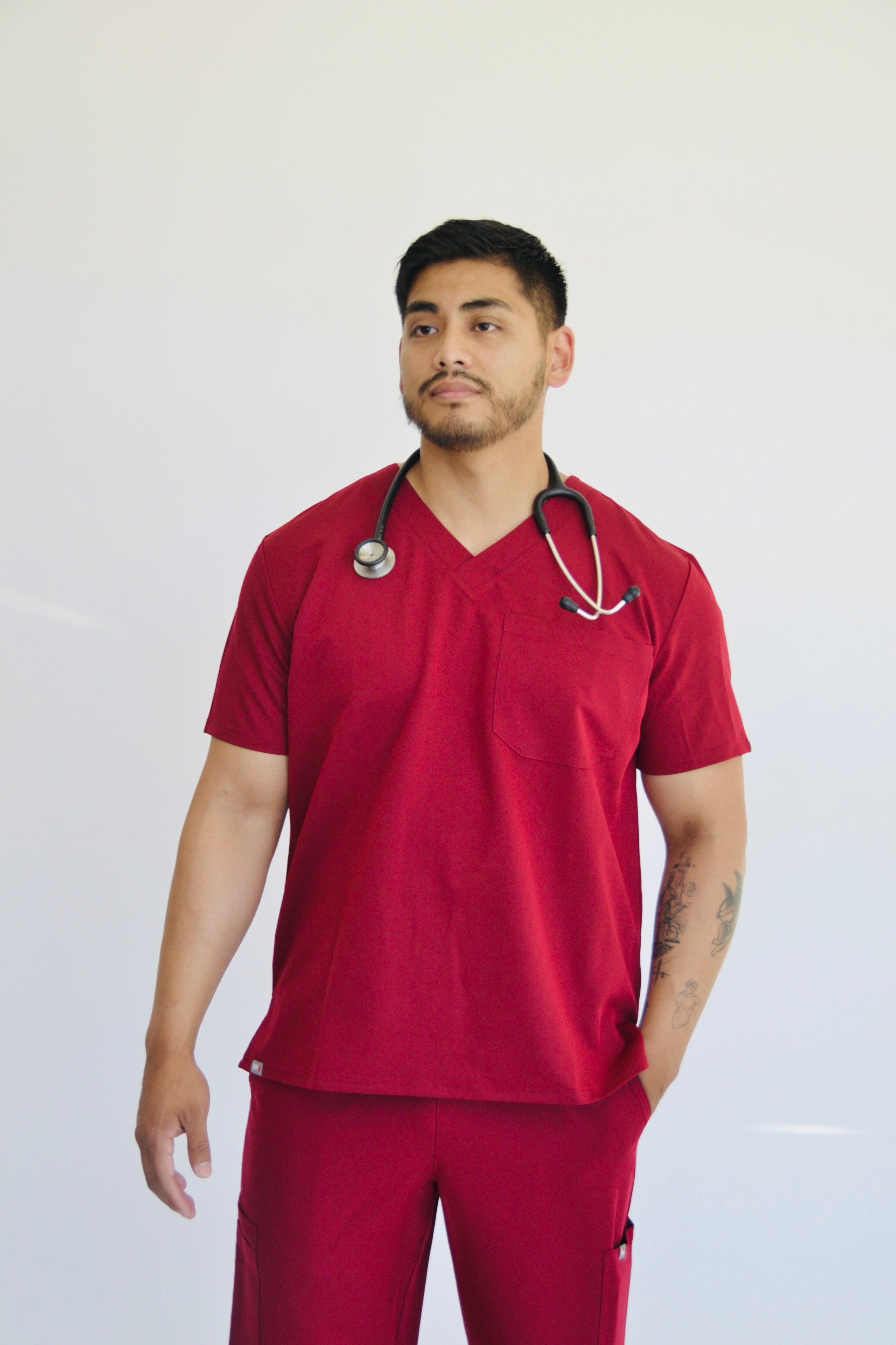 REX V-NECK TOP WITH 3 POCKETS FOR MEN