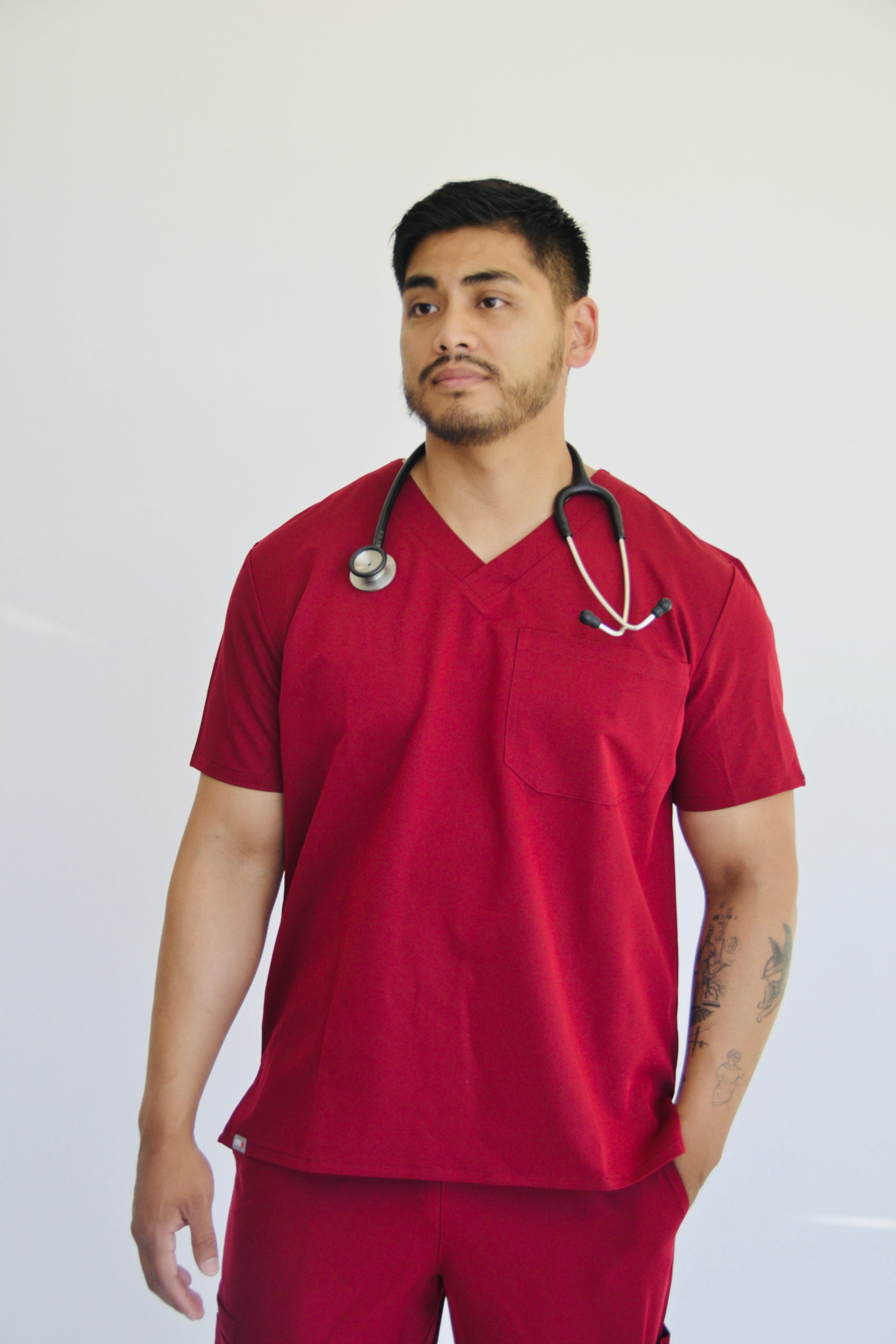 REX V-NECK TOP WITH 3 POCKETS FOR MEN